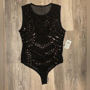 Sheer sequin bodysuit Windsor